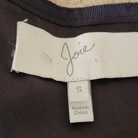 Joie Flounce Fit Flare Lambskin Leather Mini Skirt size S Black - Picture 4 of 6